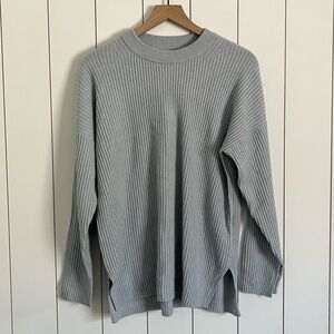 Abercrombie & Fitch Ribbed Knit Oversized Sweater